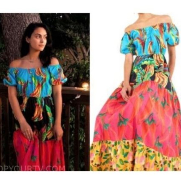 FARM Rio Farm Mix Maxi Dress Women's Size XS~NWT